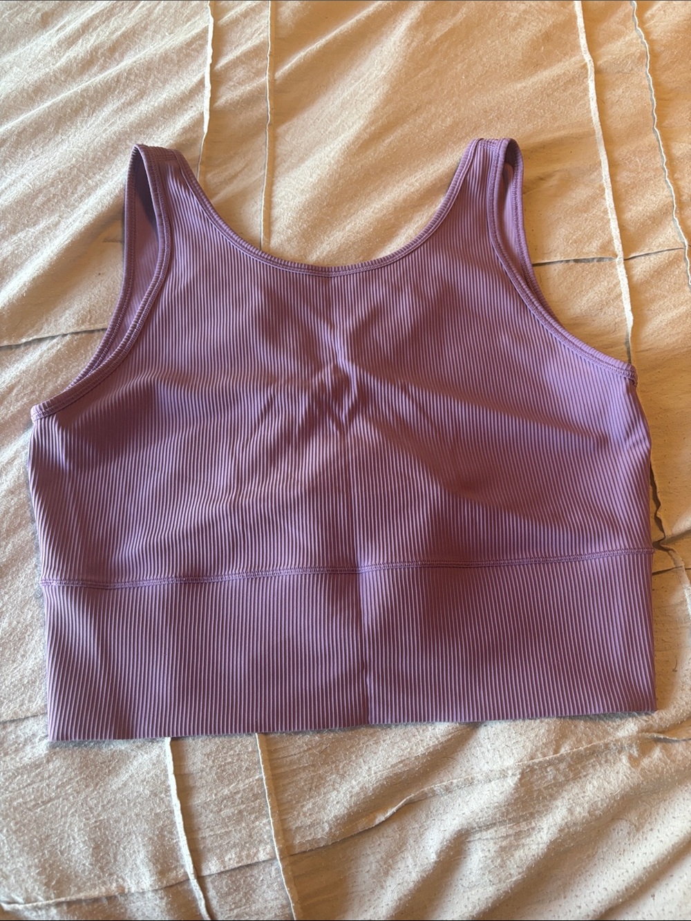 Lululemon Power Pivot Ribbed Tank Top - Lavender